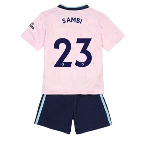 Arsenal Albert Sambi Lokonga #23 kläder Barn 2022-23 Tredje Tröja Kortärmad (+ korta byxor)